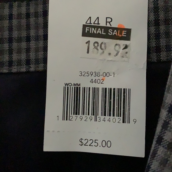 Men’s Blazer Size 44 Banana Republic Checked 100% Cotton Plaid NWT - Picture 13 of 17